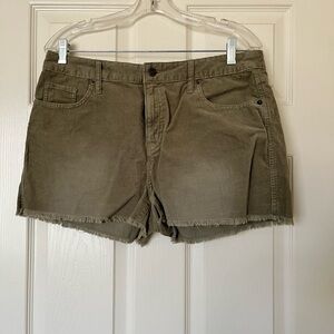 Mossimo High Waist Cord Shorts